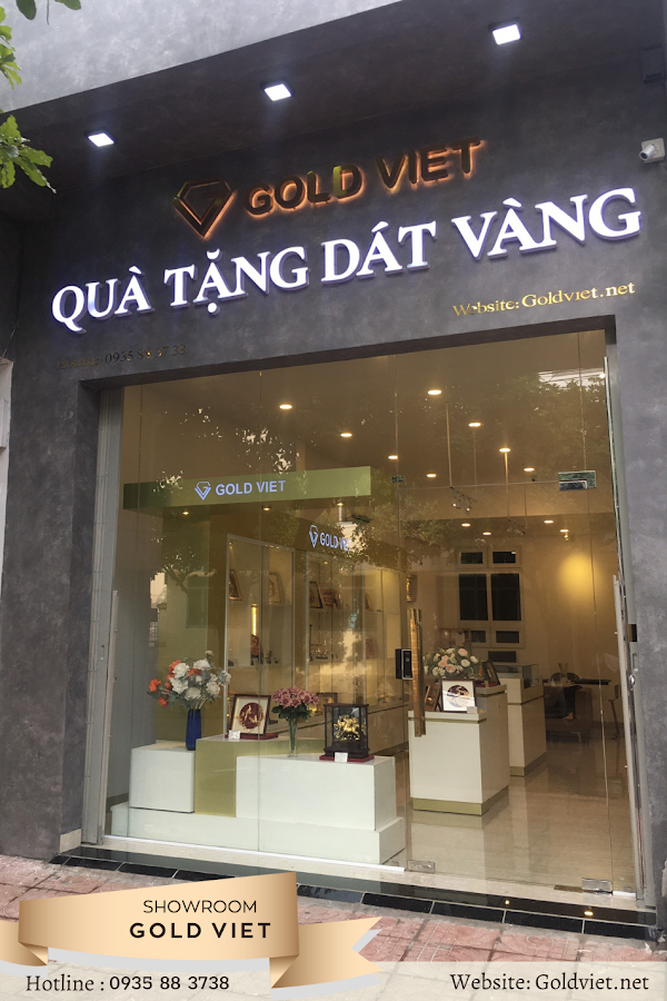 Quà tặng dát vàng- Gold Việt
