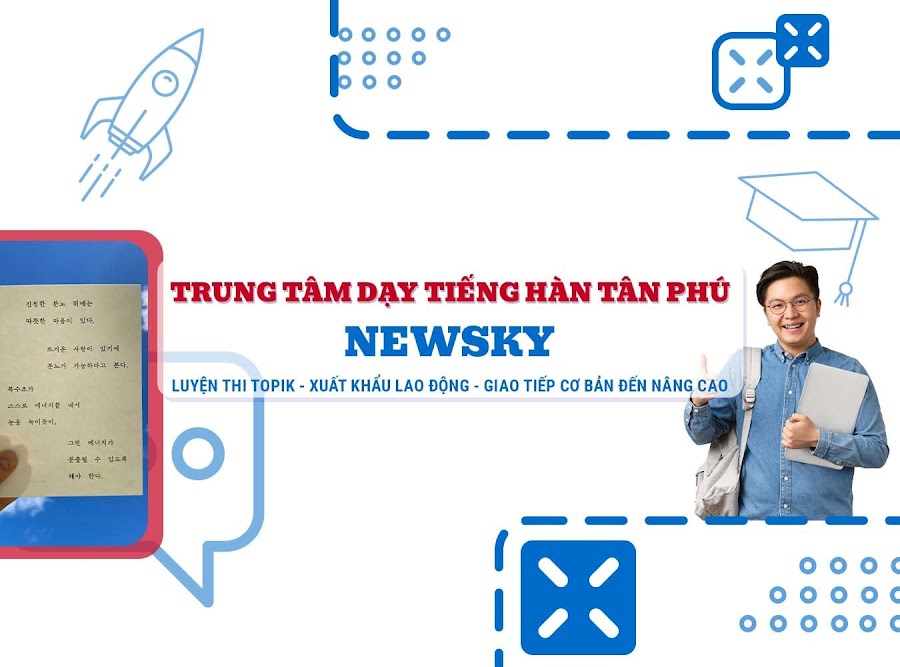 Trung tâm dạy tiếng Hàn Tân Phú – NewSky