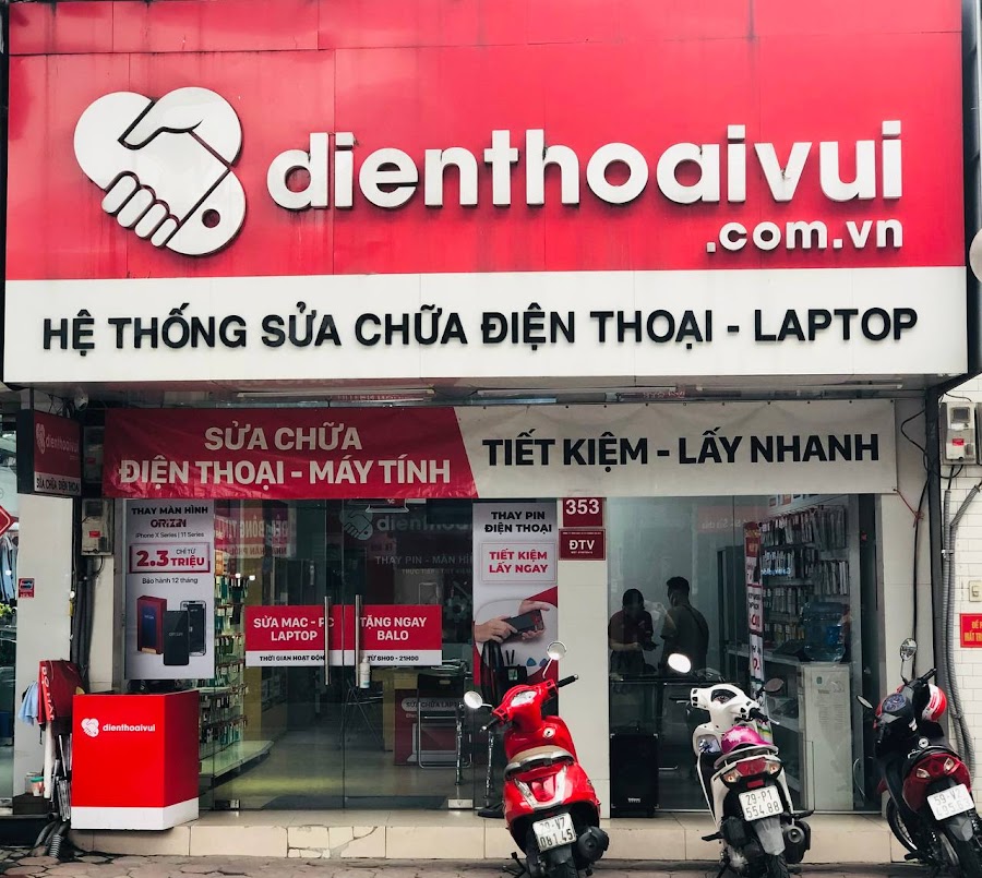Sửa laptop, sửa điện thoại Cầu Giấy - Điện Thoại Vui Hà Nội