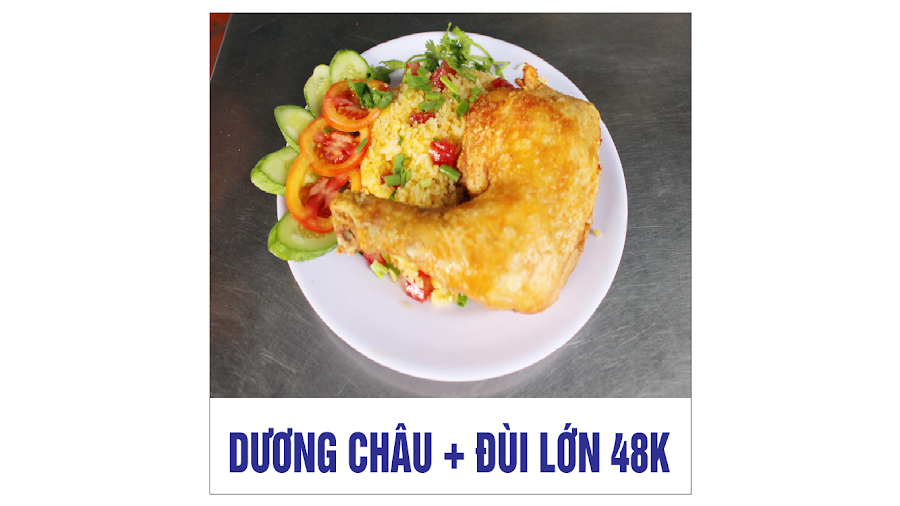 Cơm gà xối mỡ THẠCH LAM 06 Phan Huy Ích