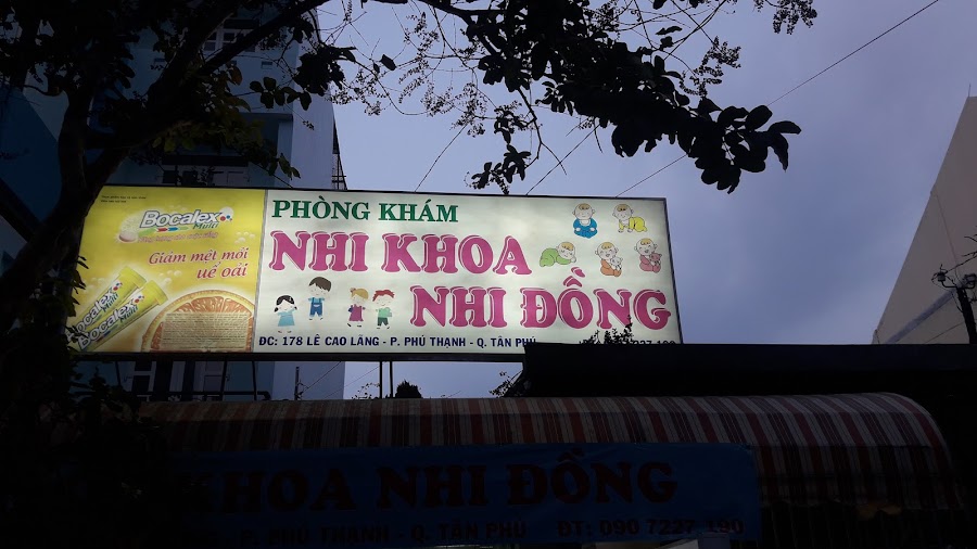 Phòng khám NHI KHOA NHI ĐỒNG quận Tân Phú