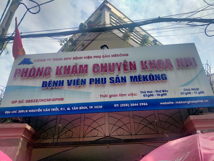Phòng khám chuyên khoa nhi- BV phụ sản MêKông Hồ Chí Minh