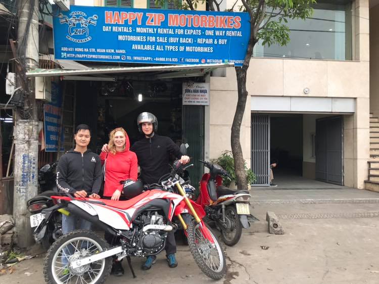 Happy Zip Motorbikes Rental & Sale Hanoi
